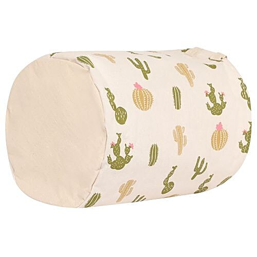 DP Clothes Storage/Laundry Bag - BB-557, Printed, Fabric, Washable, Durable, 32 X 31.5 cm, Off White, 1 pc Lightweight, Durable