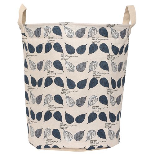 Buy DP Clothes-Storage-Laundry Bag, Fabric - Navy Blue & Off White, Leaf  PrintN BlueÂ BB 550 Online at Best Price of Rs 349 - bigbasket