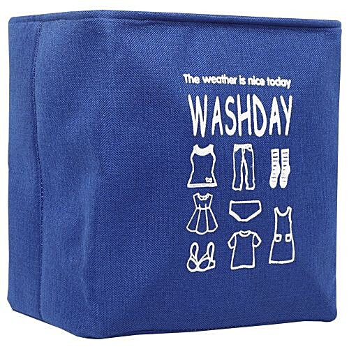 DP Clothes-Storage-Laundry Bag, Fabric - Blue, CubicalBlueÃ‚Â  BB 548 1, 1 pc  