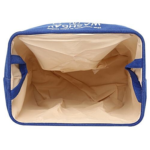 DP Clothes-Storage-Laundry Bag, Fabric - Blue, CubicalBlueÃ‚Â  BB 548 1, 1 pc  