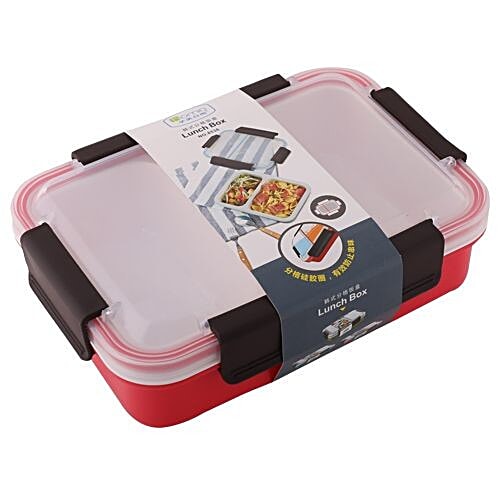 Homio Lunch Box - Plastic, Red - RedÂ  BB BB 579 3, 1 L  
