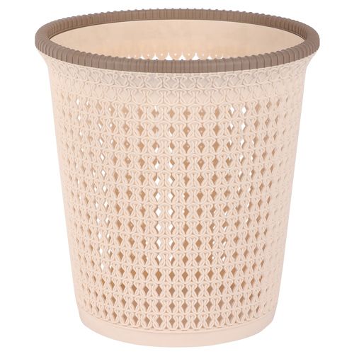 Jianan Plastic Dustbin/Basket - Plastic, Grey, Gry BB 679 2, 12 L  Lightweight