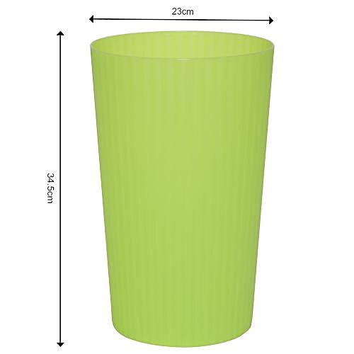 Sunty Dustbin/Basket - Plastic, Green, Gr BB 617 1, 11 L  