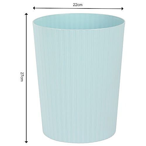 Sunty Plastic Dustbin - Blue, BB 619 2, 1 pc  