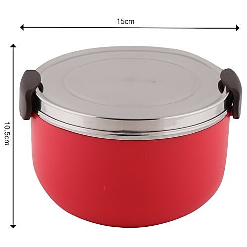 Buy Tedemei Stainless Steel Lunch Box/Tiffin Set Red BB 574 2 Online at Best Price bigbasket