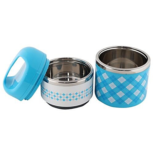 Tedemei Stainless Steel Lunch Box/Tiffin Set - Assorted color , BB 575 2, 930 ml  