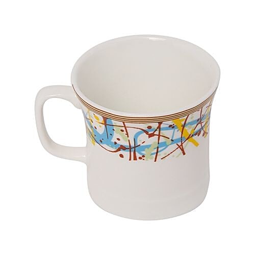 BP Bharat Chai/Tea/ Coffee Bone China Microwave Series Small Mug Set - Kite, 115 ml Pack of 6 