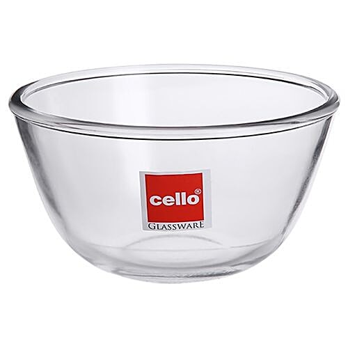 Buy Cello Glass Bowl for Mixing/Serving 500/1000/1500 ml, Clear, Ornella Online at Best Price