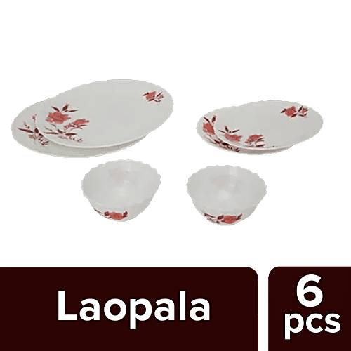 LaOpala Opalware Melody Dinner Set - Eros, 6 pcs  