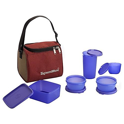 Signoraware Best Lunch Pack Super With Bag Pack, 1 pc  