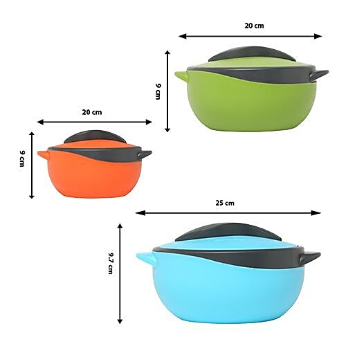 Pinnacle Casserolle Set - Parisa, Tricolour, 3 pcs  