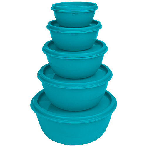 Buy Princeware Storage Food Plastic Bowl/Plastic Container Set Round