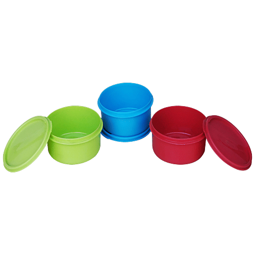 Buy Princeware Store Fresh Round Plastic Container Set Assorted