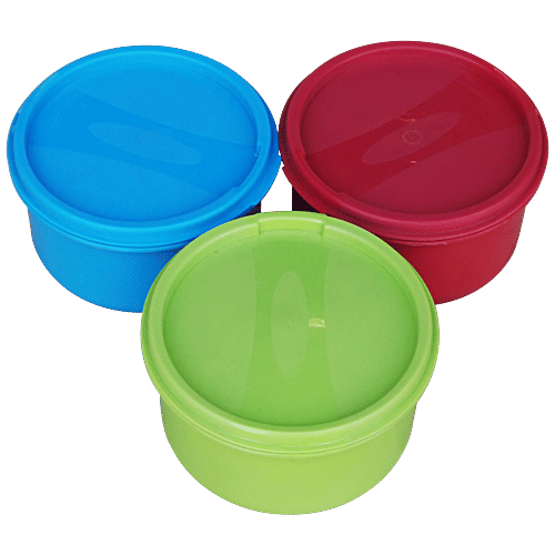 Buy Princeware Store Fresh Round Plastic Container Set Assorted