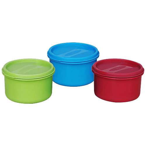 Buy Princeware Store Fresh Round Plastic Container Set Assorted