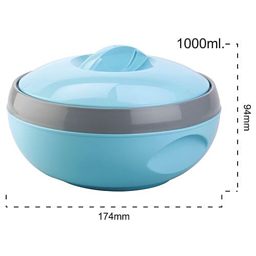 Asian Asian Venus Casserole For Roti/Chapati - Blue, 1 L  