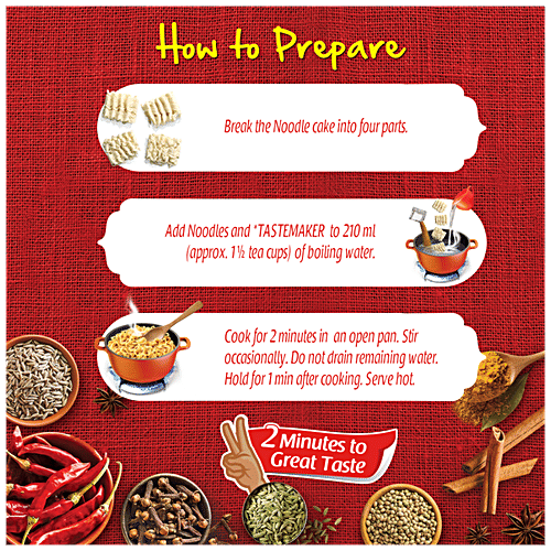 MAGGI  2-Minute Special Masala Instant Noodles, 840 g (Pack of 12) 