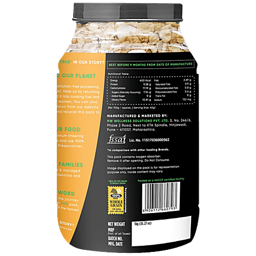 Buy True Elements Fruit & Nut Muesli Rich In Protein & Fibre, No