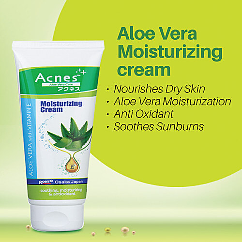 Buy Acnes Moisturizing Cream Aloe Vera with Vitamin E Online at Best
