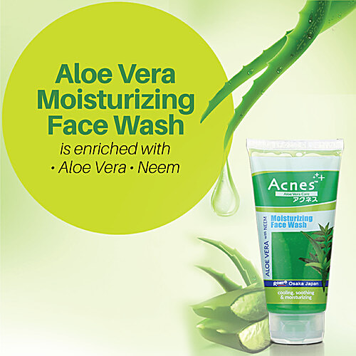 Buy Acnes Face Wash Aloe Vera with Neem, Cooling, Soothing