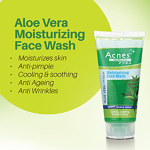 Buy Acnes Face Wash Aloe Vera with Neem, Cooling, Soothing