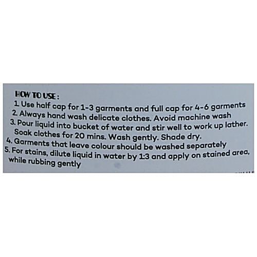 Bubblenut Wash Pure Soapnut Liquid - Silk & Woolen Wash, 500 ml  