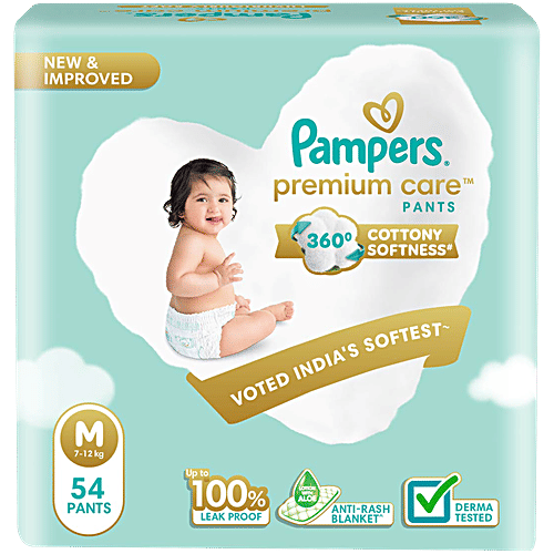 Pampers  Premium Care Diaper Pants - M, 54 pcs  