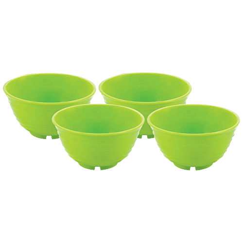 Saura Gourmet Serving Plastic Bowl, 4 pcs  