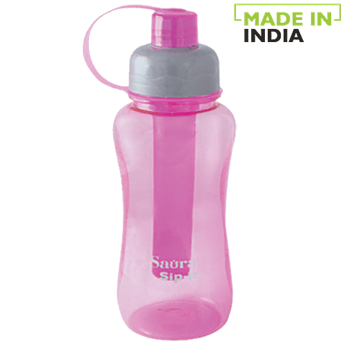Saura Sip-It Plastic Water Bottle, 600 ml  