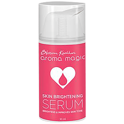 Aroma Magic Skin Brightening Serum - Brightens & Improves Skin Tone, No Parabens, Harsh Chemicals & Alcohol, 30 ml No Parabens, Harsh Chemicals & Alcohol