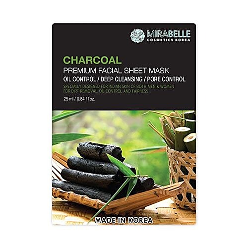 Mirabelle Korea - Charcoal, Premium Facial Sheet Mask, 1 pc  