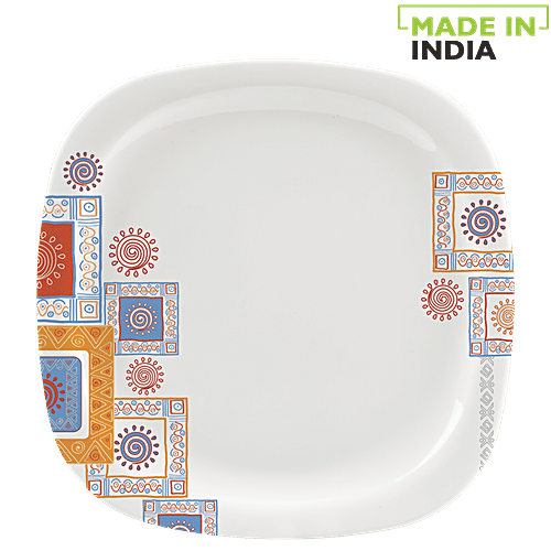 Servewell Pure Melamine Sq Round Small Plate - Calico, 1 pc  