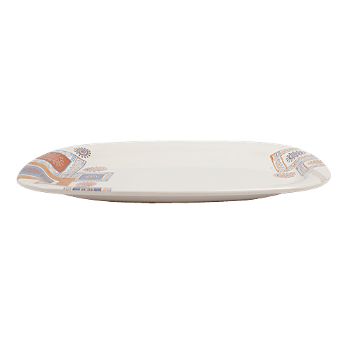 Servewell Pure Melamine Sq Round Serving Platter - Calico, 1 pc  