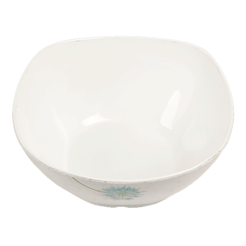 Servewell Pure Melamine Round Serving Bowl With Lid - Marbo Wood, 1 pc  