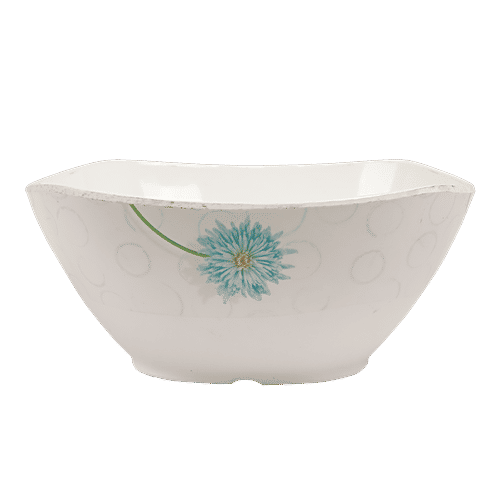 Servewell Pure Melamine Round Serving Bowl With Lid - Marbo Wood, 1 pc  