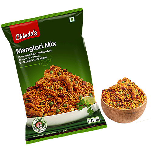 Chhedas Manglori Mix, 170 g  Zero Trans Fat & Zero Cholesterol