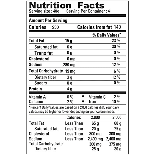 Chhedas Golden Mix, 170 g Zero Trans Fat & Zero Cholesterol