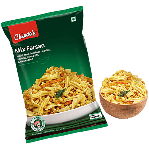 Chhedas Mix Farsan, 170 g  Zero Cholesterol