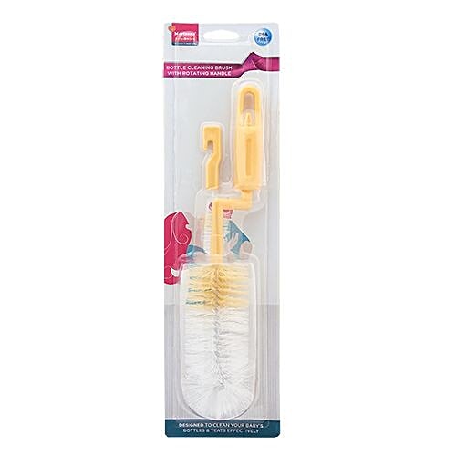 Buy Morisons Baby Dreams Rotary Bottle Cleaning Brush Yellow Online