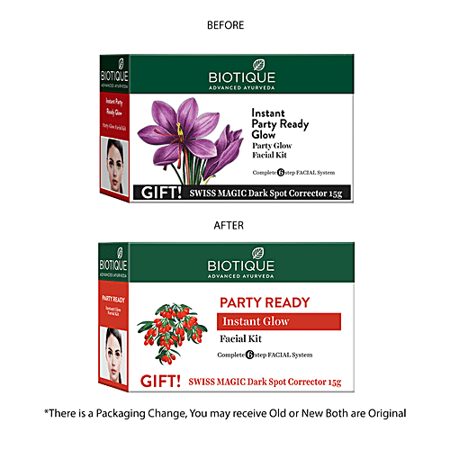 Buy BIOTIQUE Facial Kit Party Glow Online at Best Price of Rs 216