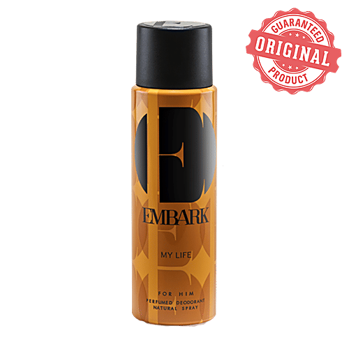 Embark My Life For Him - Perfumed Deodorant Natural Spray, 150 ml  