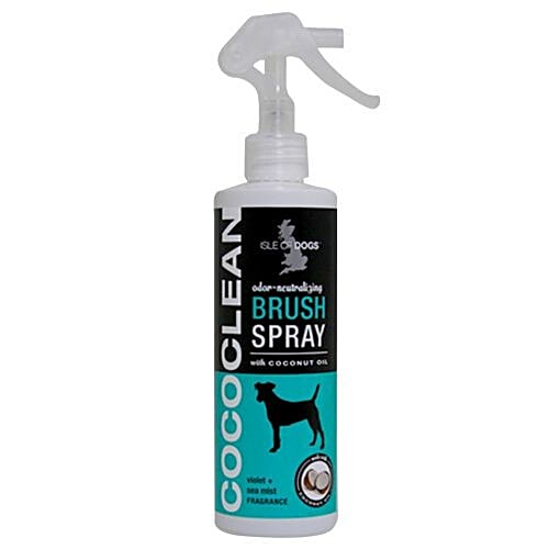Isle Of Dogs Odor Neutralizing Brush Spray - Cococlean, Violet + Sea Mist, 250 ml  