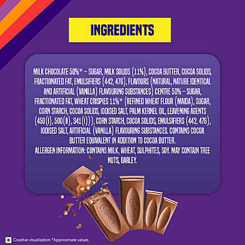 Cadbury Dairy Milk Crispello Chocolate Bar, 35 g  