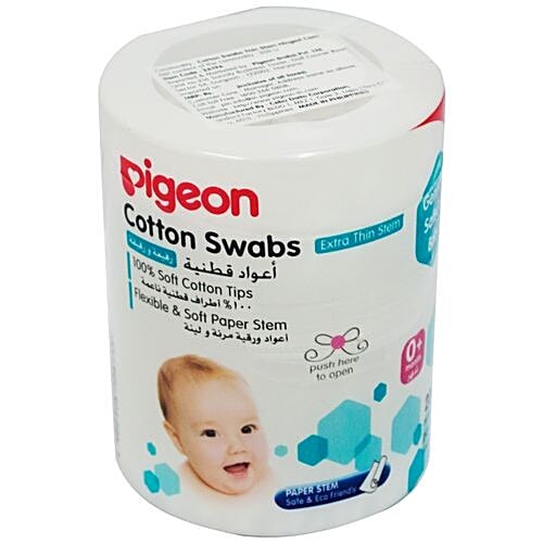 Buy Pigeon Baby Cotton Swabs Thin Stem Online at Best Price bigbasket