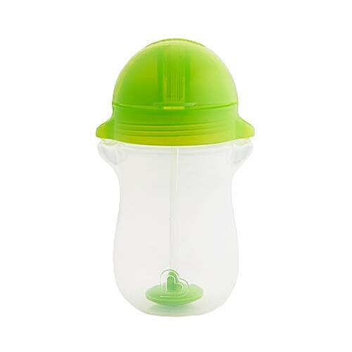 Munchkin Any Angle Weighted Straw Sipper Cup - Green, 12 m+, 295 ml  
