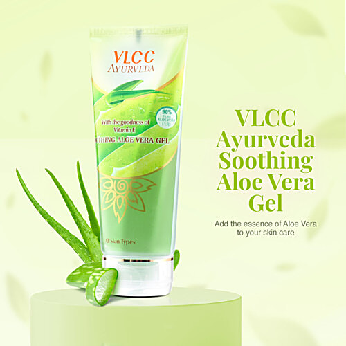 VLCC Ayurveda Soothing Aloe Vera Gel, 100 g  90% Pure