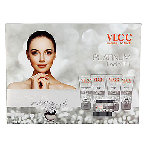 Vlcc Professional Salon Series Platinum Silver Facial Kit, 250 g  