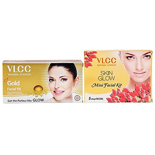 Buy VLCC Gold Facial Kit & Skin Glow Facial Kit Online at Best Price of