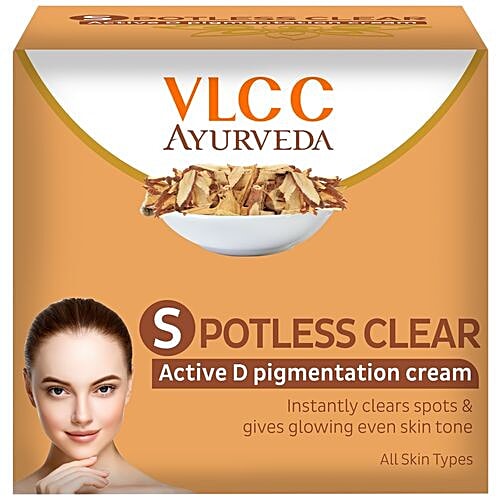 VLCC Ayurveda Spotless Clear D Pigmentation Cream, 50 g  