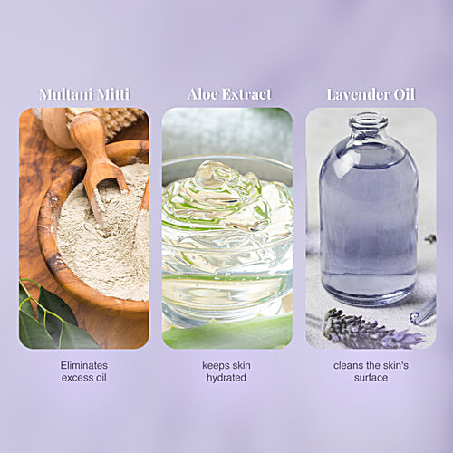 VLCC Ayurveda Multani Mitti Face Pack Clay Mask For Hydration & Dark Spots, 100 g  Paraben Free Certified